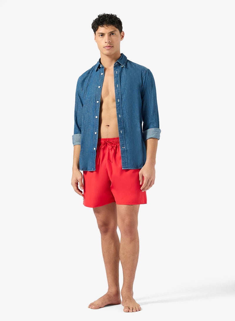 LACOSTE Monochrome Swim Trunks - Image 2